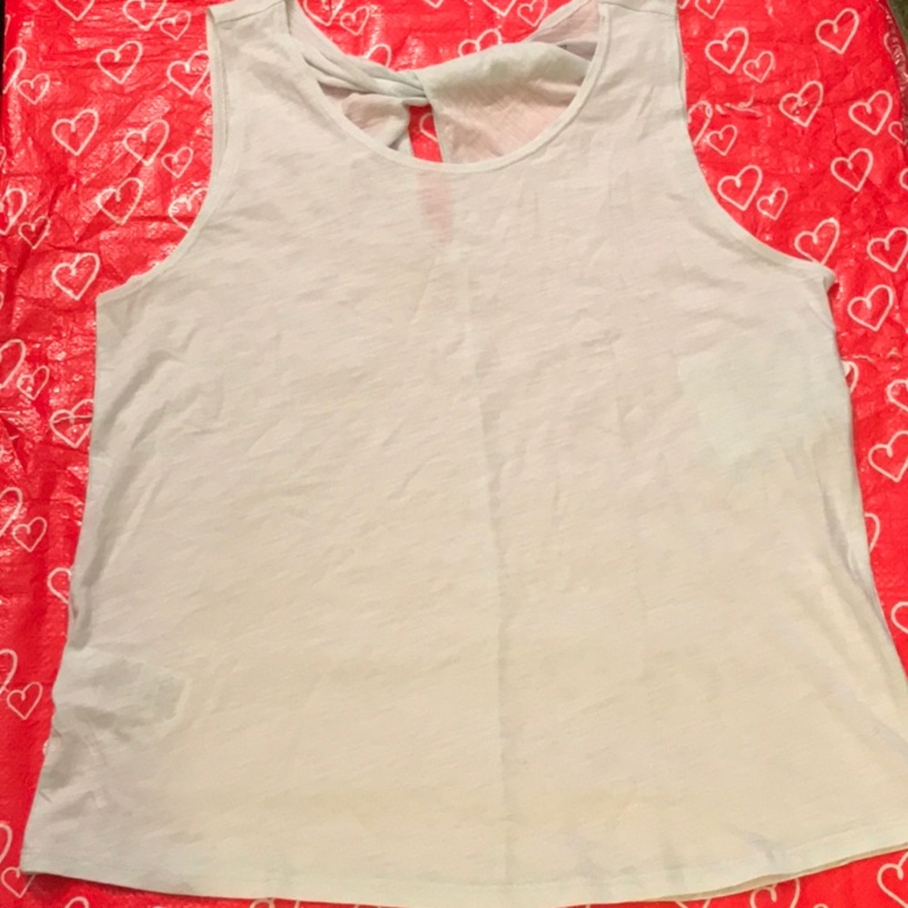 Eddie Bauer Tank Top Gate check twist back - Picture 3 of 9